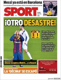 Portada Sport 2020-12-30