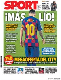 Portada Sport 2020-08-31
