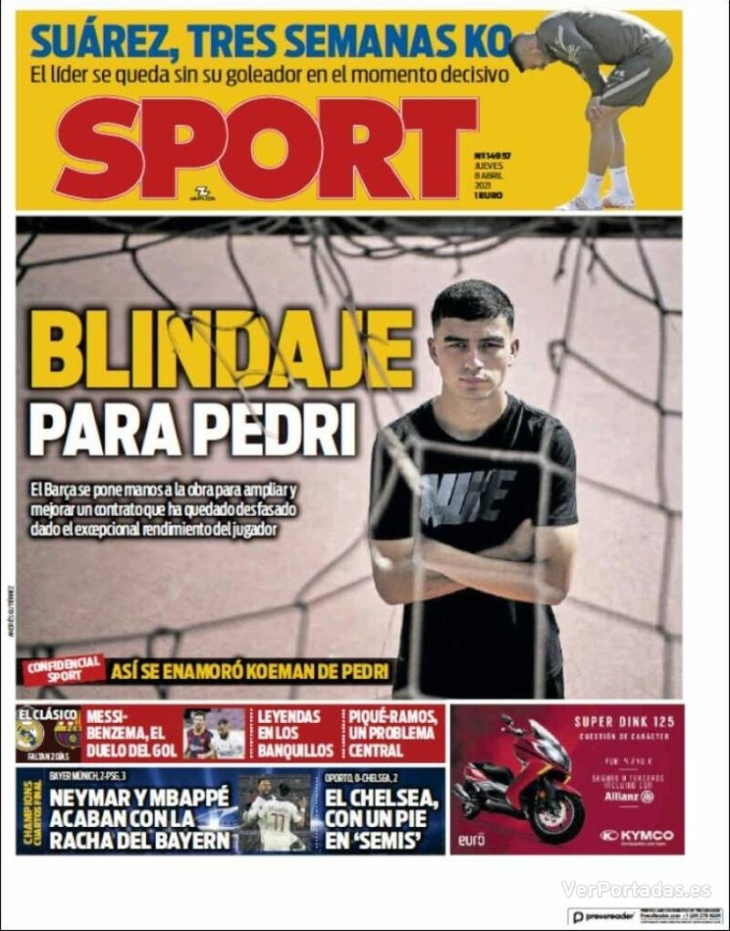 Portada Sport 2021-04-09