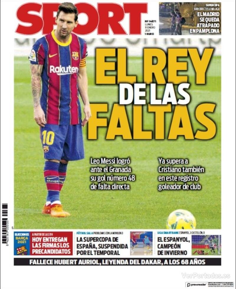 Portada Sport 2021-01-12