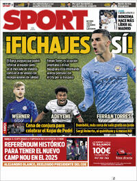 Portada Sport 2021-12-02