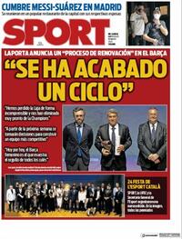Portada Sport 2021-05-19