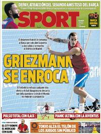 Portada Sport 2021-07-24