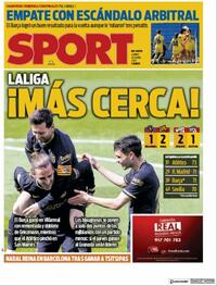 Portada Sport 2021-04-26