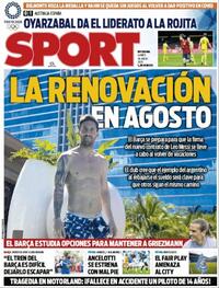 Portada Sport 2021-07-26