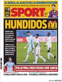 Portada Sport 2021-01-31