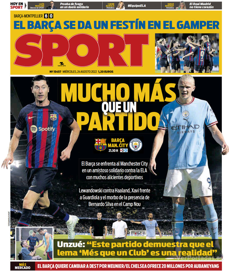 Portada Sport 2022-08-25