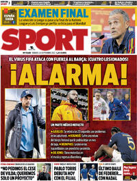 Portada Sport 2022-09-24