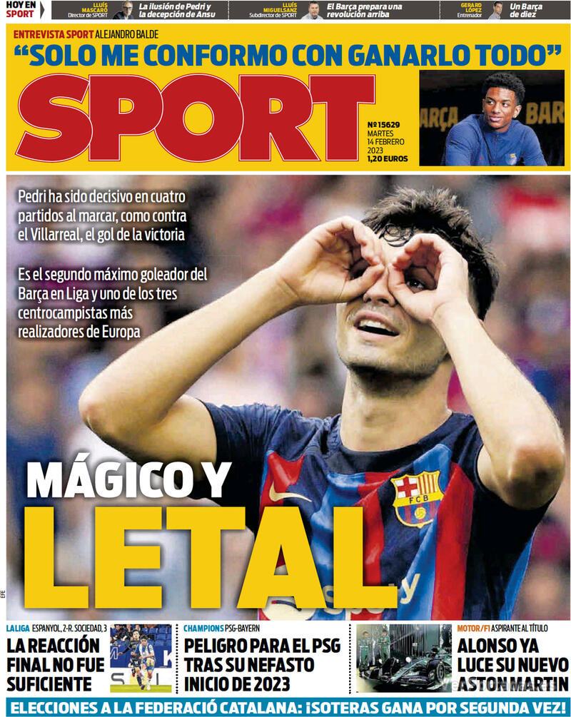 Portada Sport 2023-02-15