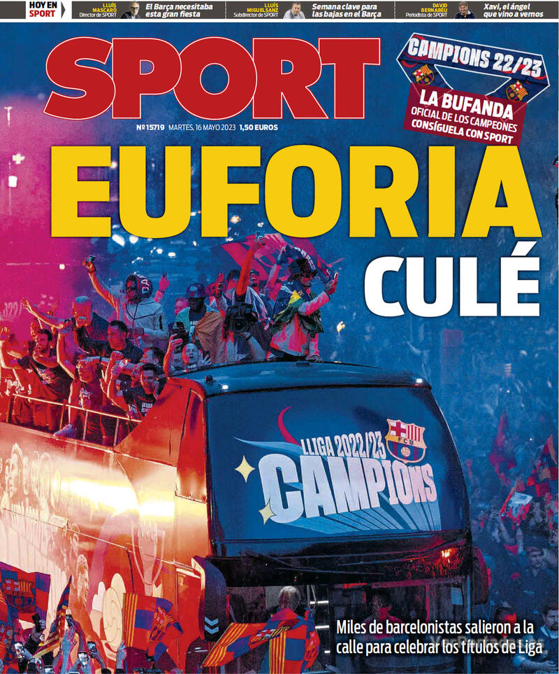 Portada Sport 2023-05-17