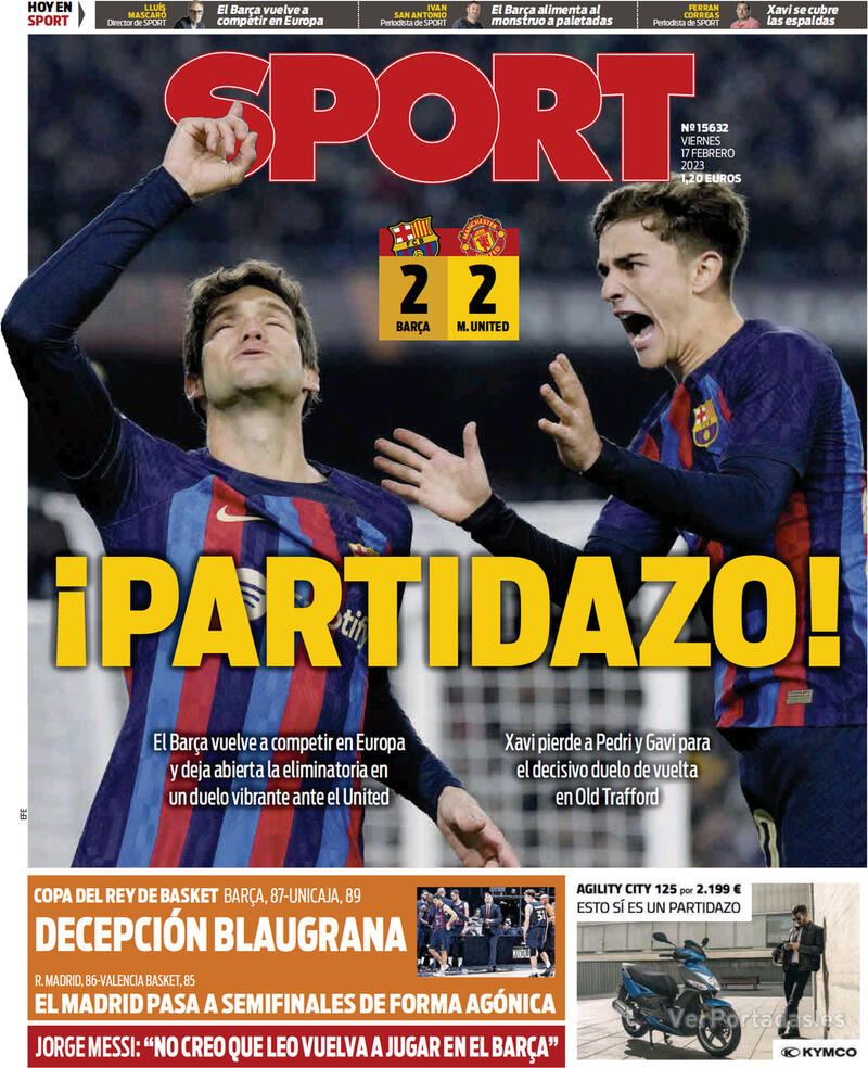 Portada Sport 2023-02-18