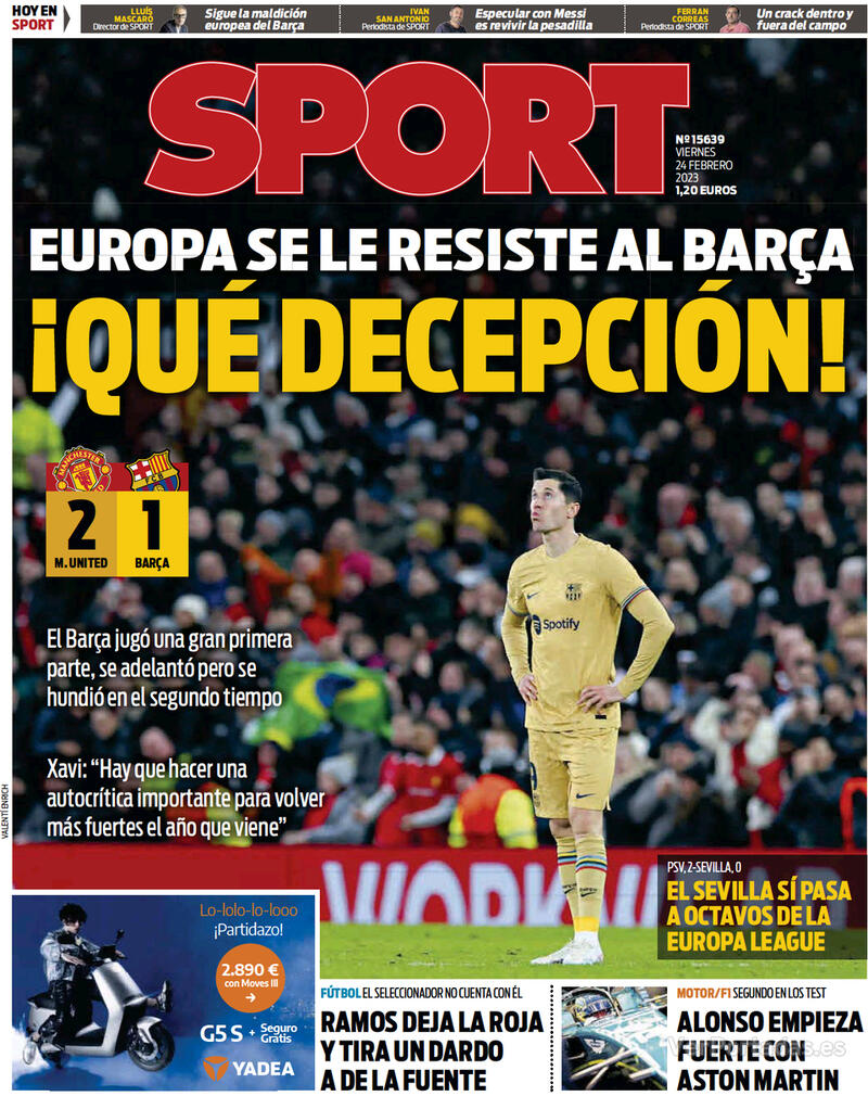 Portada Sport 2023-02-25