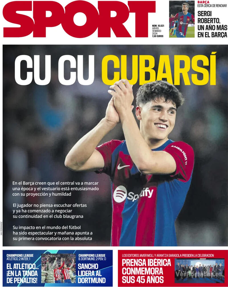 Portada Sport 2024-03-15