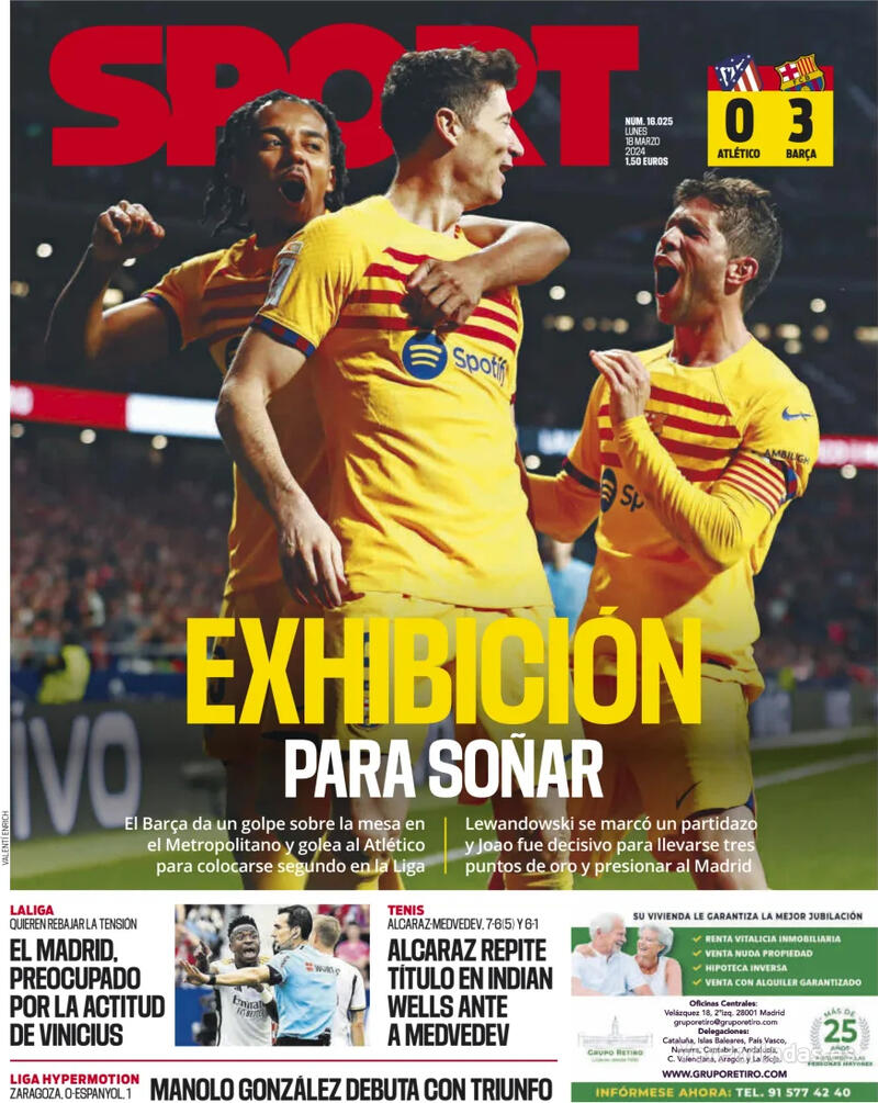 Portada Sport 2024-03-19