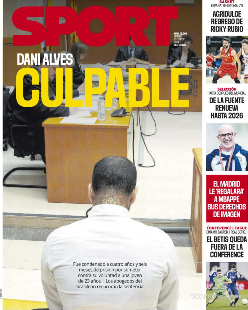 Portada Sport 2024-02-24