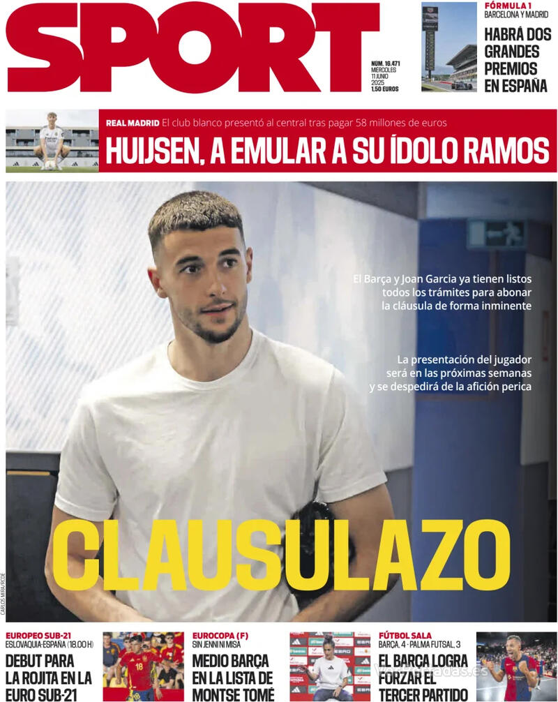 Portada Mundo Deportivo 2025-06-11