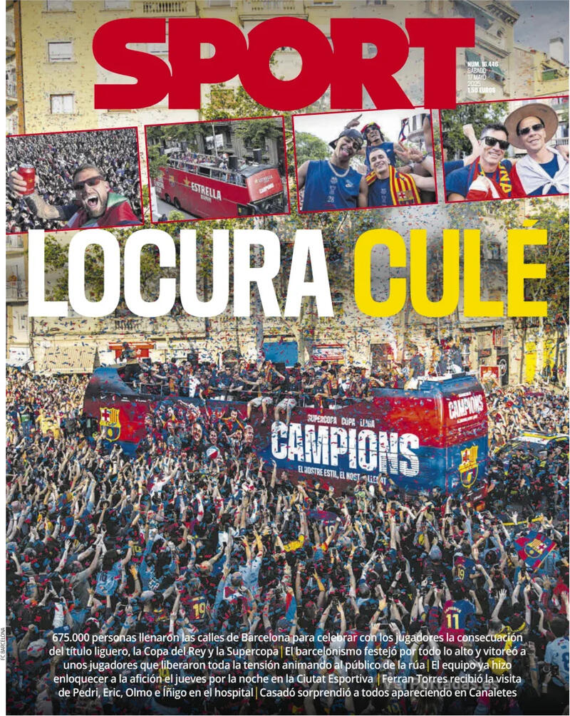 Portada Mundo Deportivo 2025-05-17