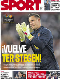 Portada periódico Sport