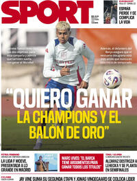 Portada Sport 2025-09-03