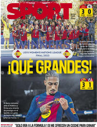Portada Sport 2025-12-03