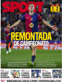 Portada periódico Sport