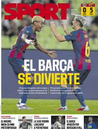 Portada periódico Sport