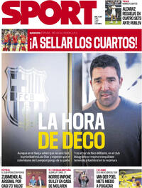 Portada periódico Sport