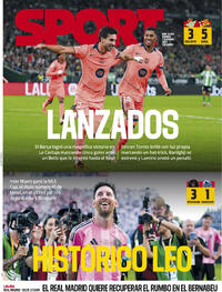 Portada Sport 2025-12-07