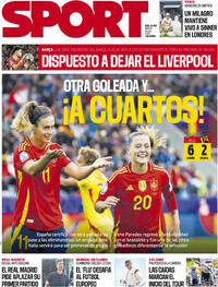 Portada periódico Sport