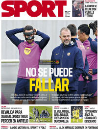 Portada Sport 2025-11-09
