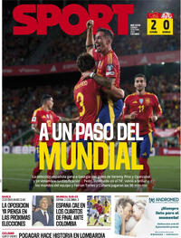 Portada Sport 2025-10-12