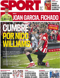 Portada periódico Sport