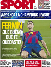 Portada Sport 2025-09-16