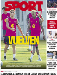 Portada Sport 2025-10-17
