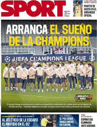 Portada Sport 2025-09-18