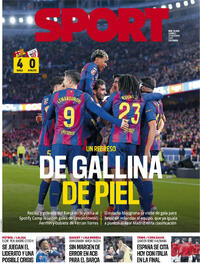 Portada periódico Sport