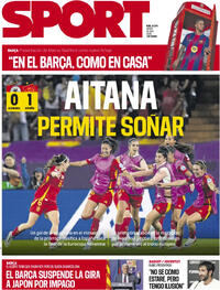 Portada Sport 2025-07-24