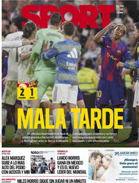 Portada Sport 2025-10-27