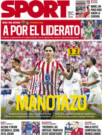 Portada Sport 2025-09-28