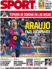 Portada periódico Sport