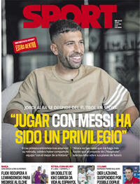 Portada Sport 2025-10-31