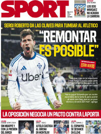 Portada Sport 2026-03-02