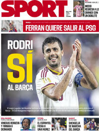 Portada periódico Sport
