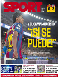 Portada Sport 2026-04-09