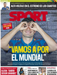Portada Sport 2026-07-09