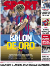 Portada Sport 2026-09-11
