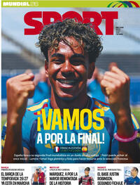 Portada Sport 2026-07-14