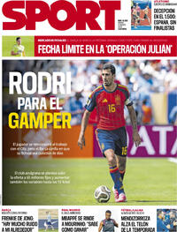 Portada Sport 2026-08-15