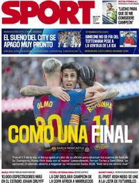 Portada Sport 2026-03-18