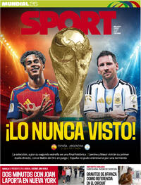 Portada Sport 2026-07-19